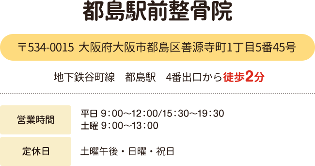 都島駅前整骨院